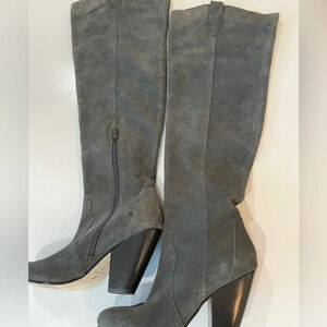 Corso Como Over the knee Suede gray Boots Size 6M